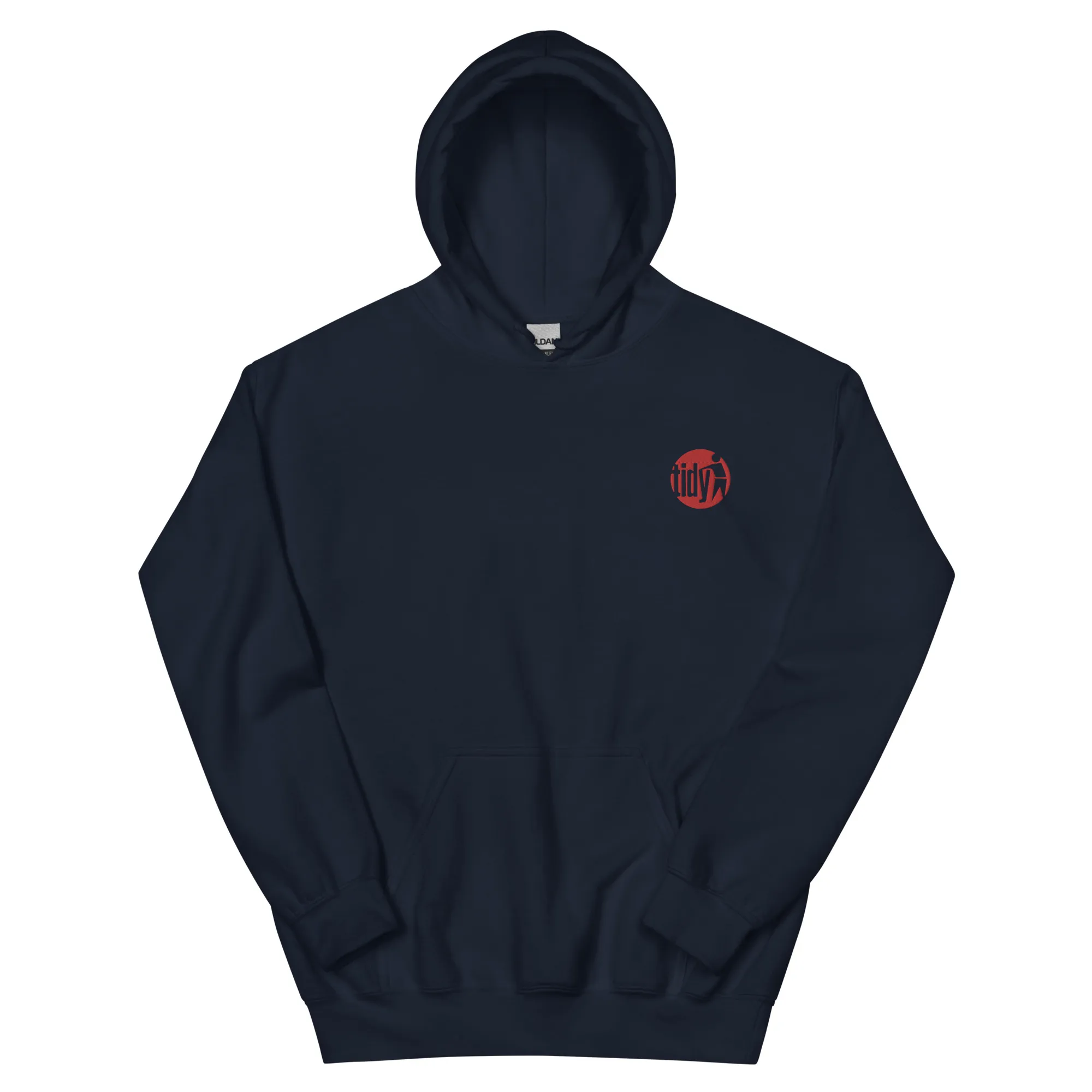 Red Tidy Hoodie (embroidered)