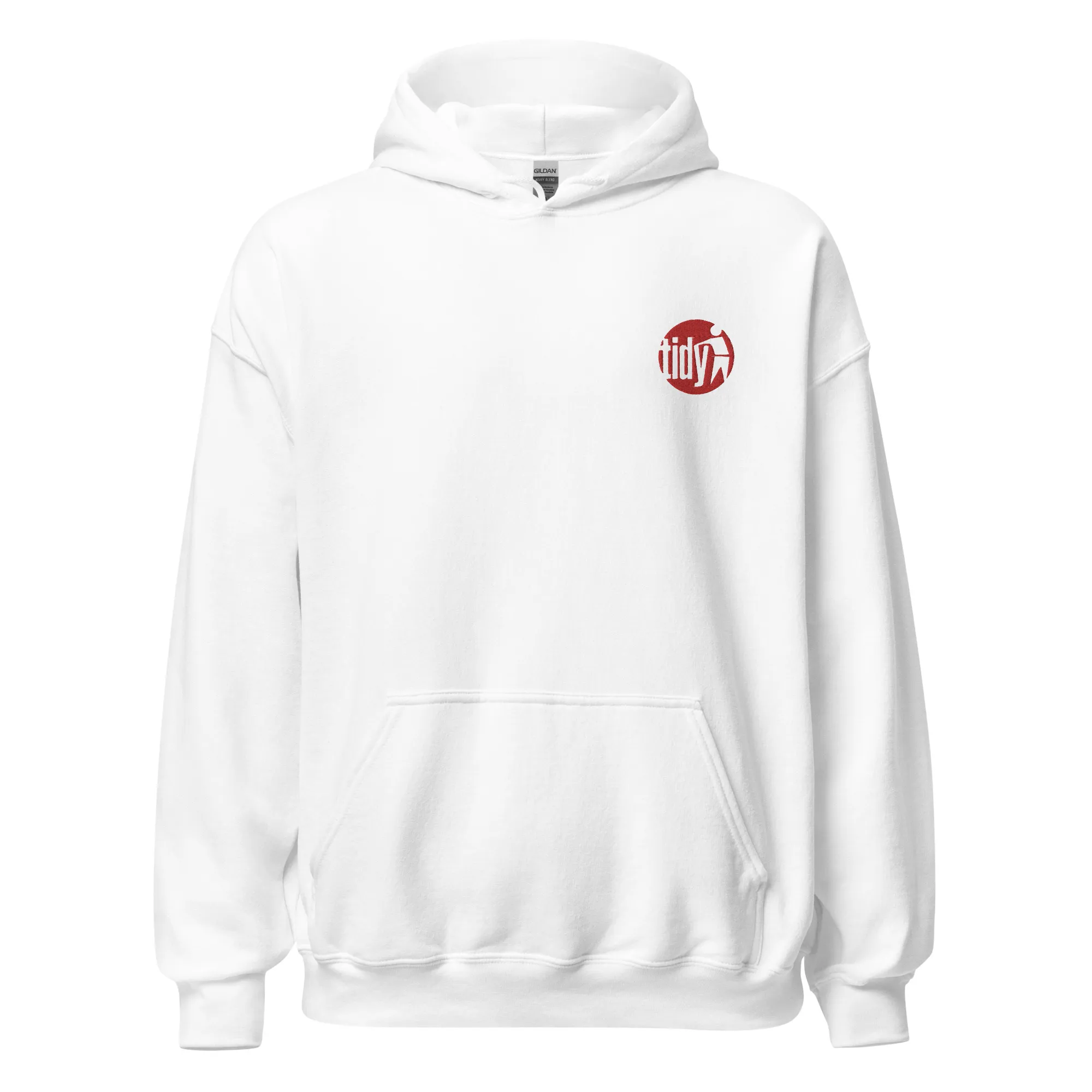 Red Tidy Hoodie (embroidered)