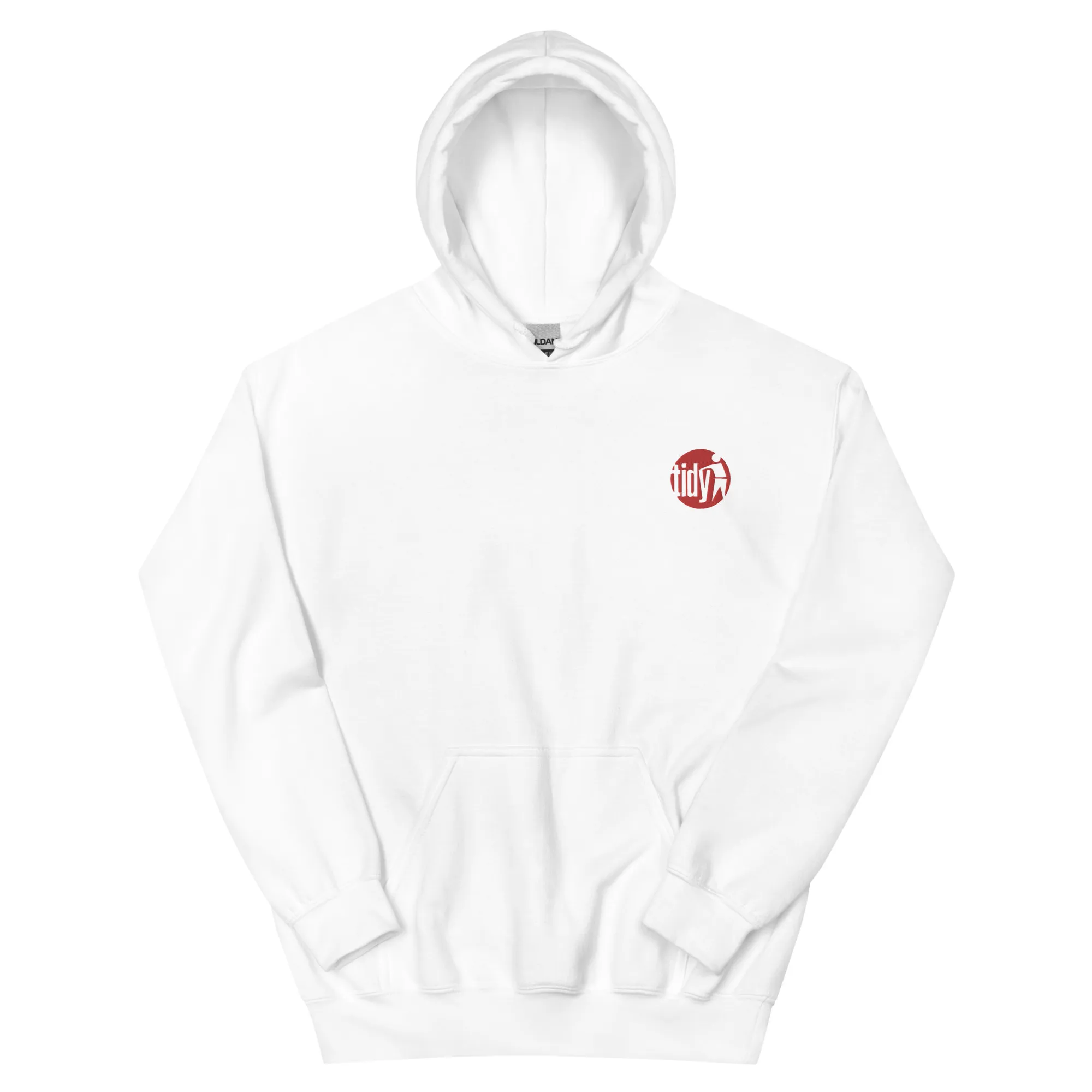 Red Tidy Hoodie (embroidered)