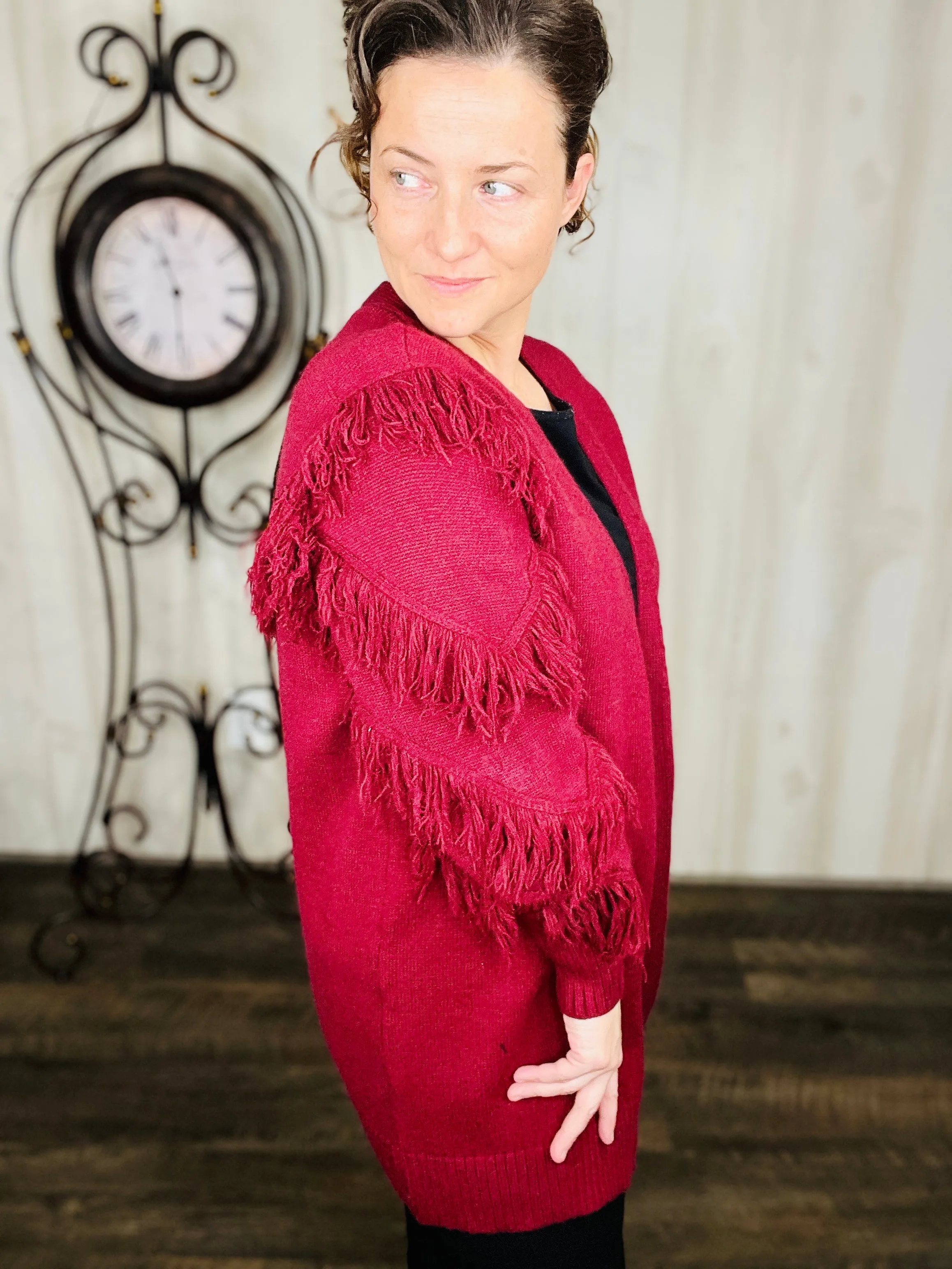 Regina Fringe & Style Cardigan