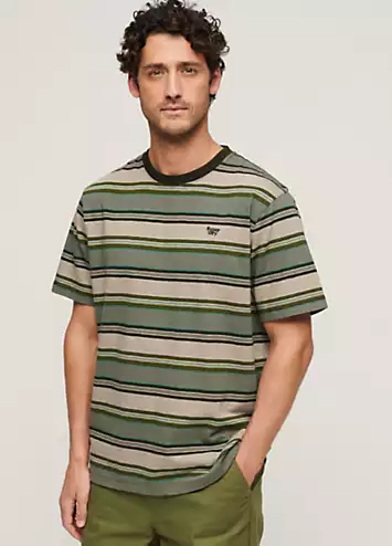 Relaxed Fit Stripe T-Shirt by Superdry | Look Again