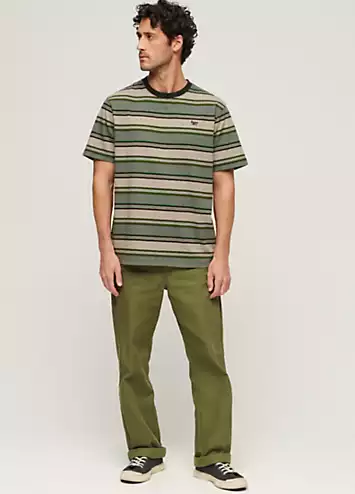 Relaxed Fit Stripe T-Shirt by Superdry | Look Again