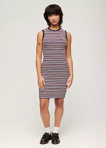 Rib Bodycon Midi Dress by Superdry | Look Again