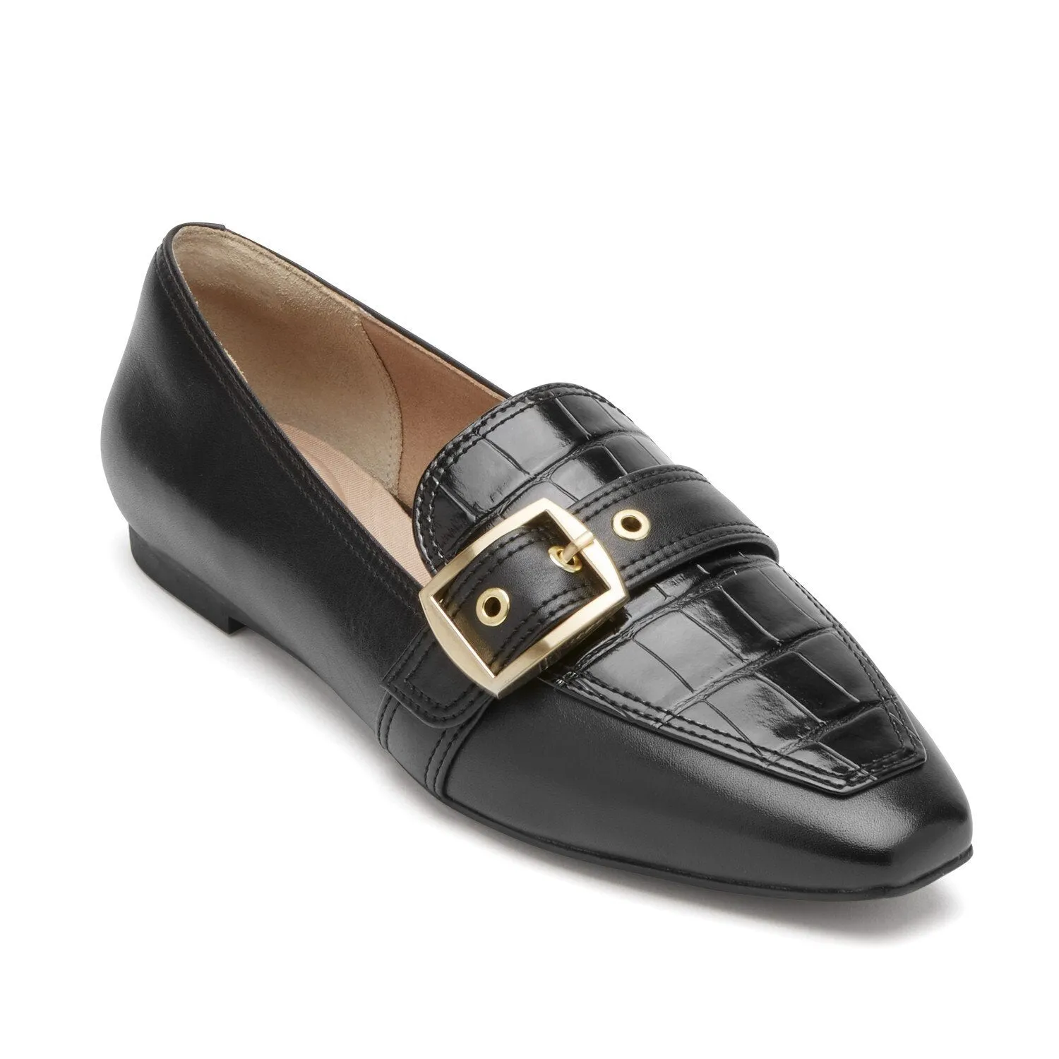 Rockport Womens Total Motion Laylani Buckle Loafers