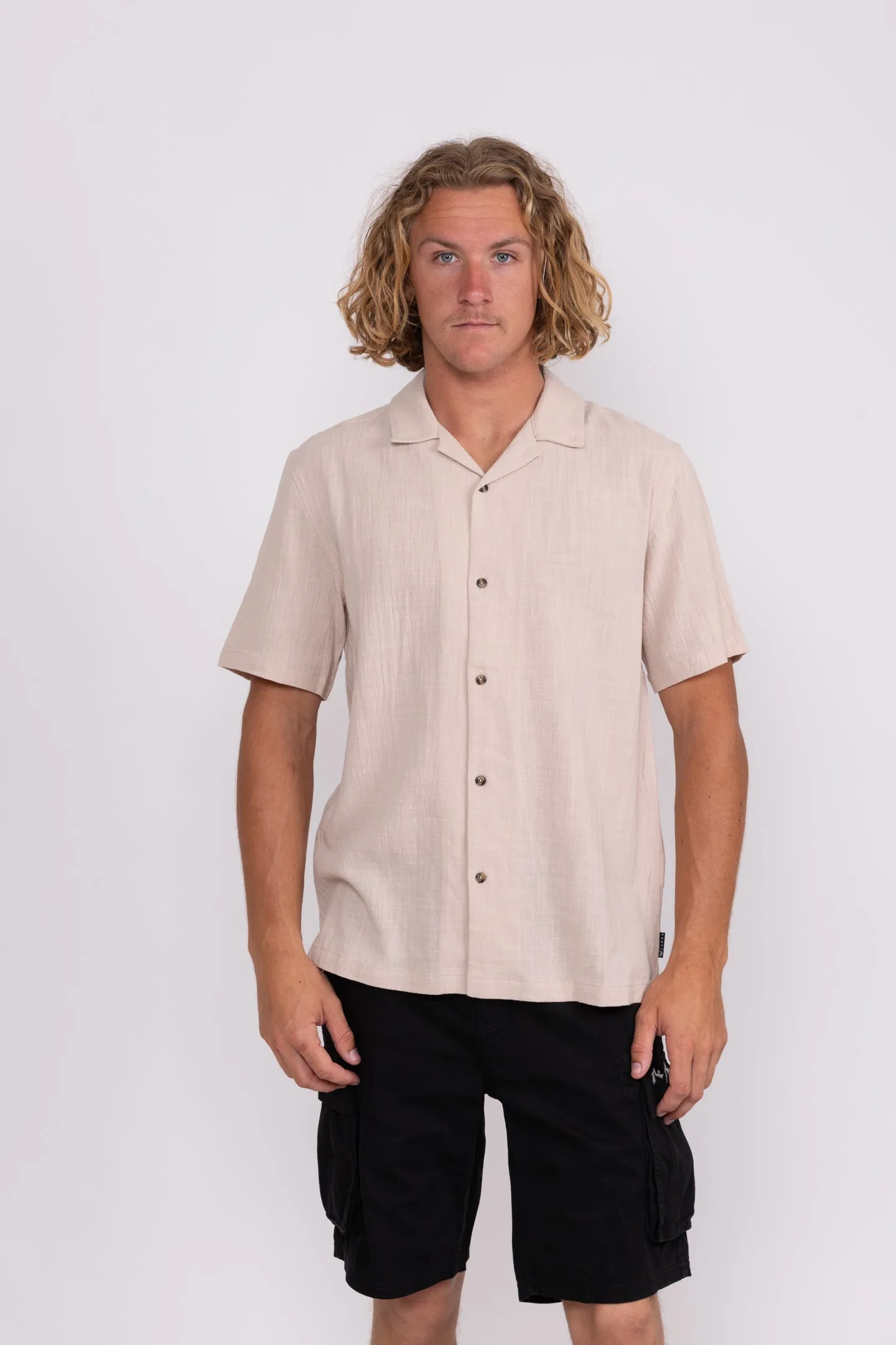 RUSTY North Laguna Short Sleeve Shirt