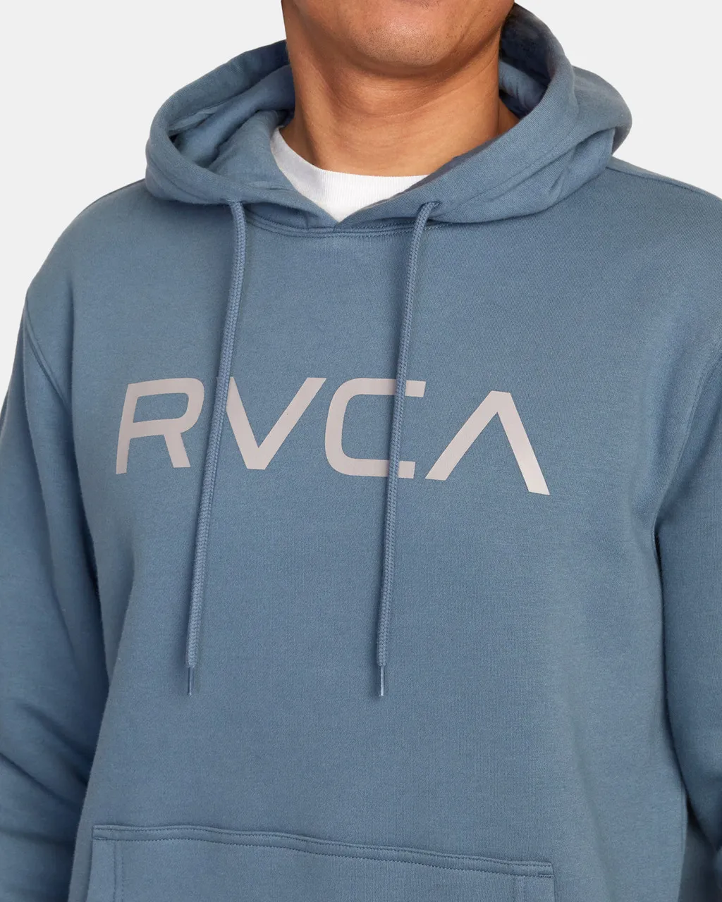 (SALE!!!) RVCA Big RVCA Hoodie - Industrial Blue