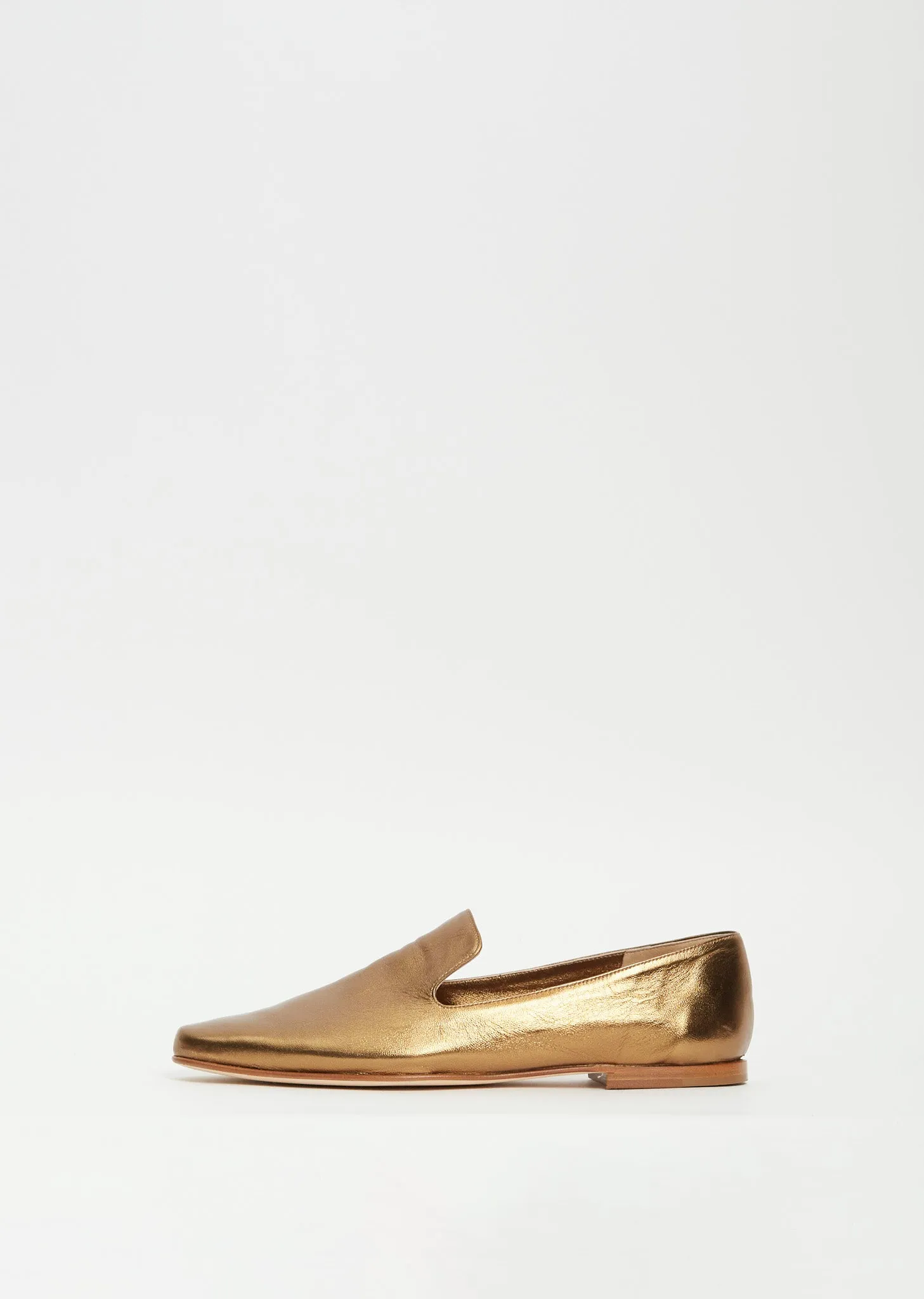 Savana Lambskin Moccasins — Oro