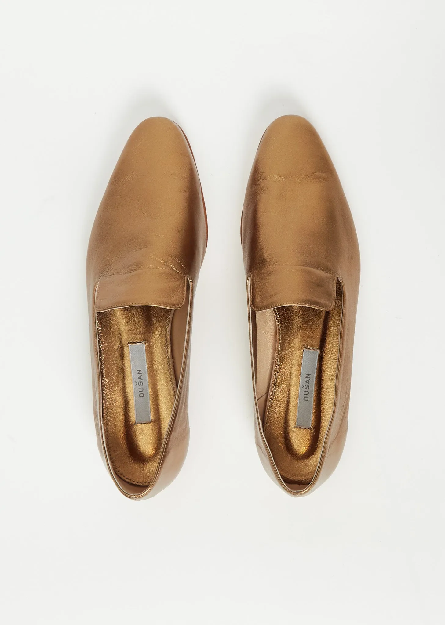 Savana Lambskin Moccasins — Oro