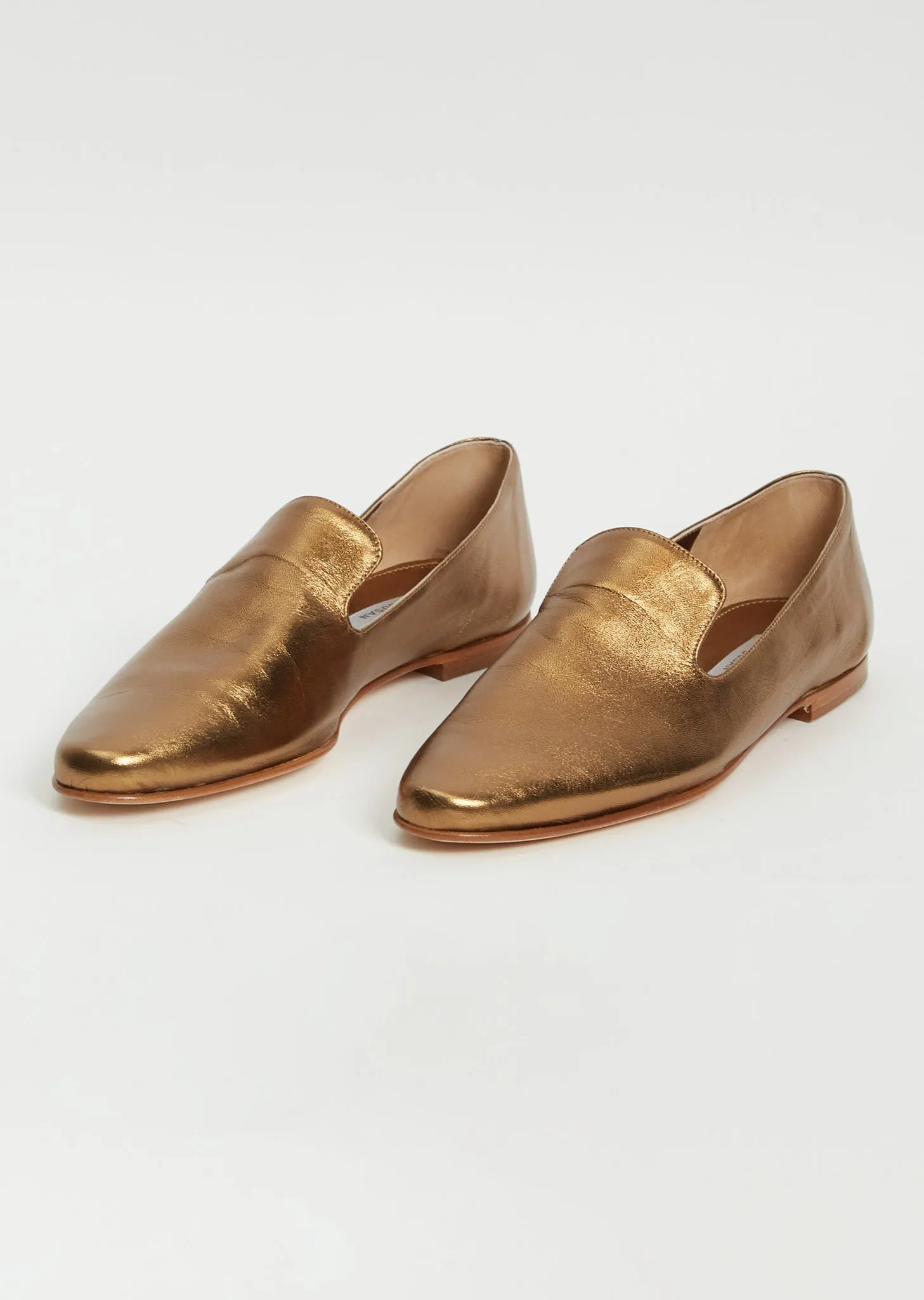 Savana Lambskin Moccasins — Oro