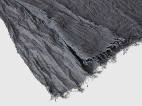 Scarf in viscose blend - Dark Gray | Benetton