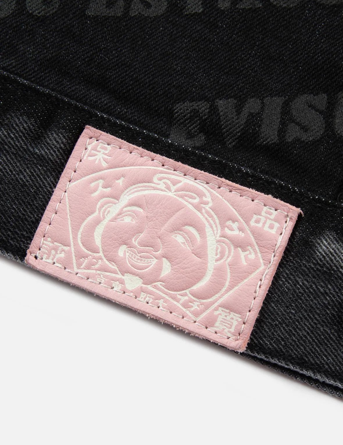 Seagull Embroidery with Logo-pattern Panelled Fashion Fit Denim Jacket