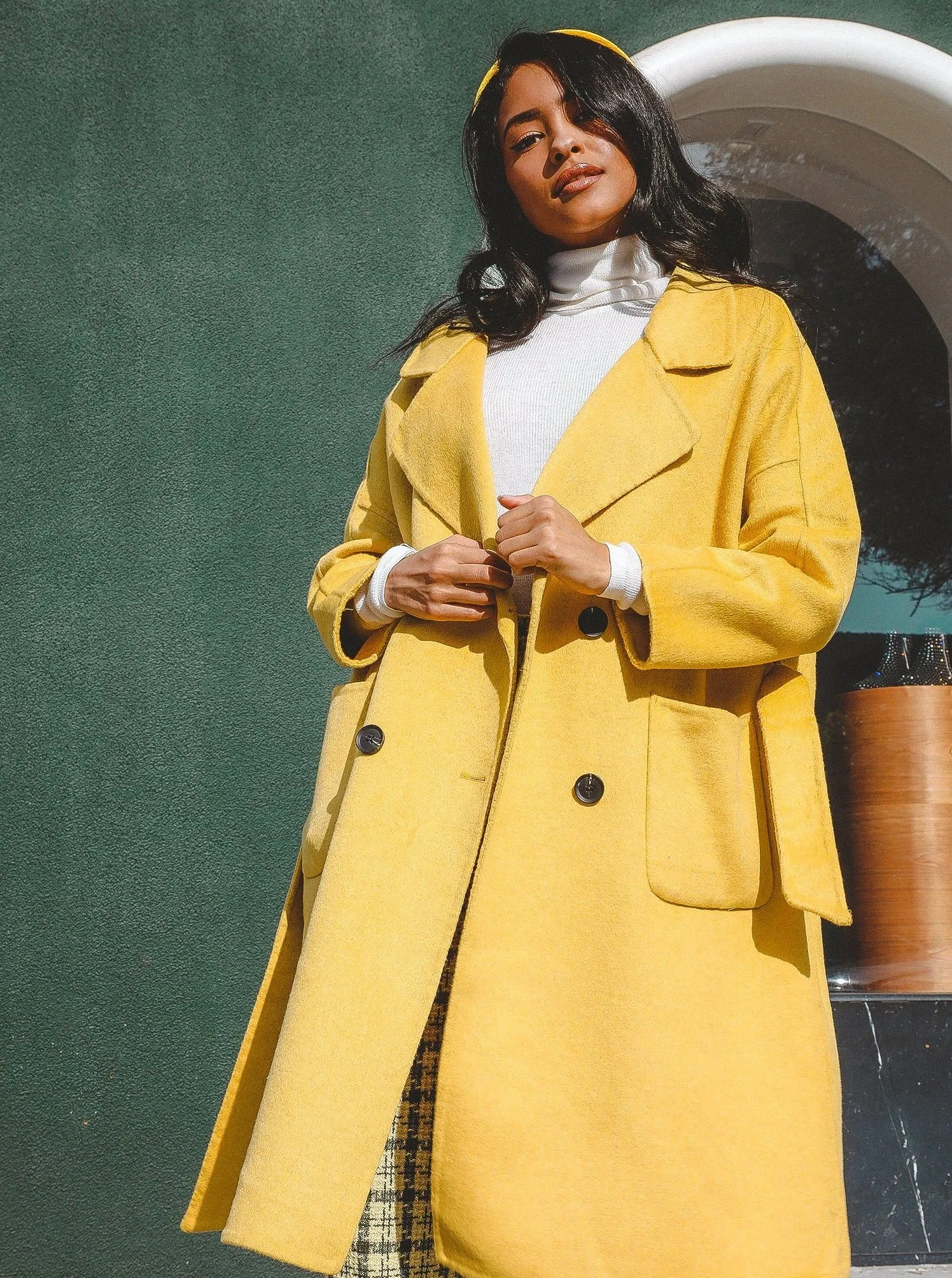 Serena Double Breasted Trench Coat