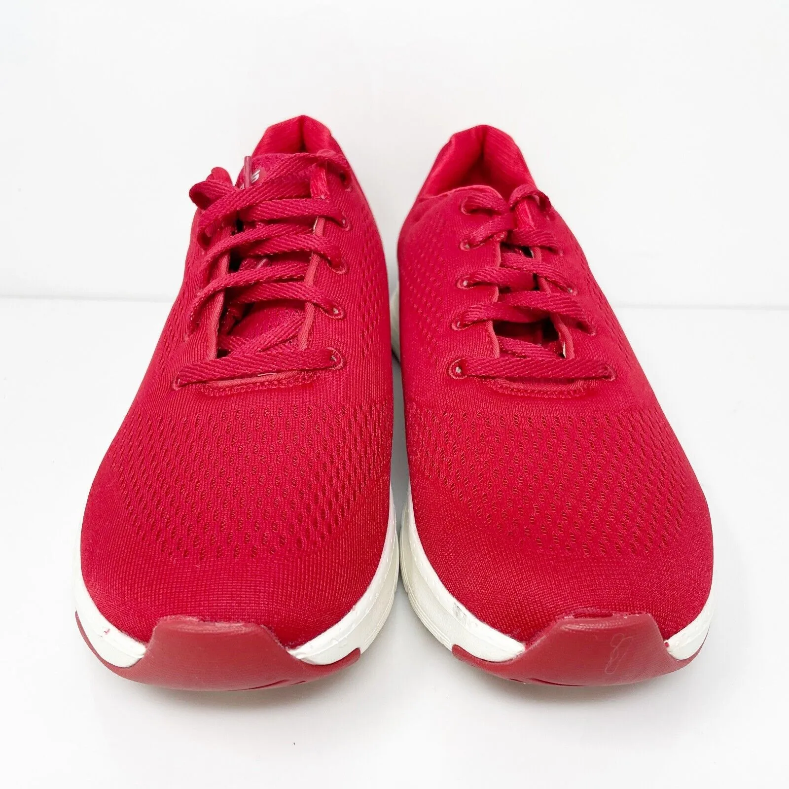 Skechers Womens Arch Fit 149057 Red Running Shoes Sneakers Size 8.5