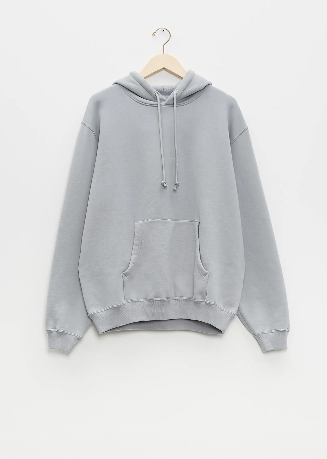 Smooth Soft Sweat P/O Parka — Blue Gray