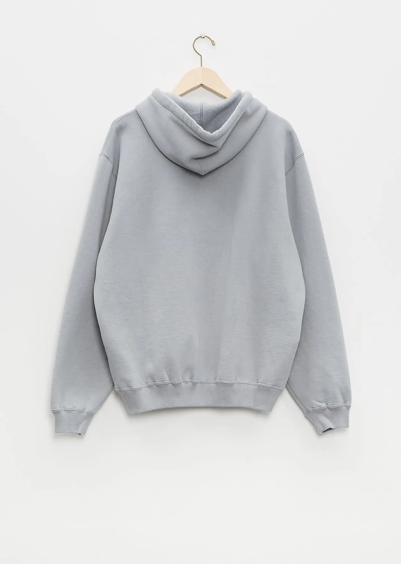 Smooth Soft Sweat P/O Parka — Blue Gray