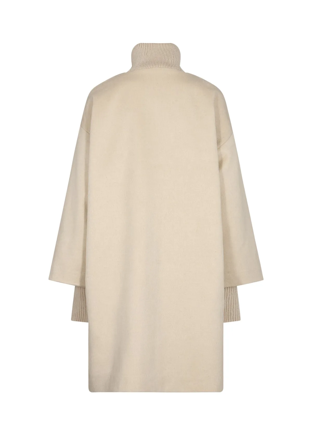 Soya Concept Cocoon Coat Oatmeal