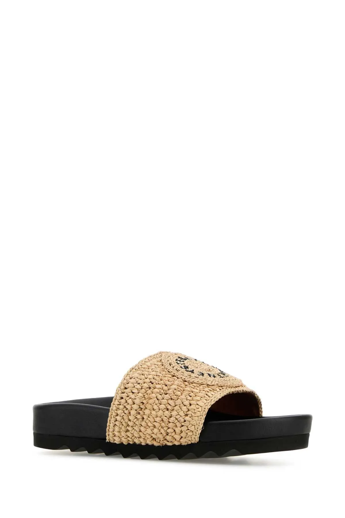 Stella Mc Cartney Raffia Elyse Slippers