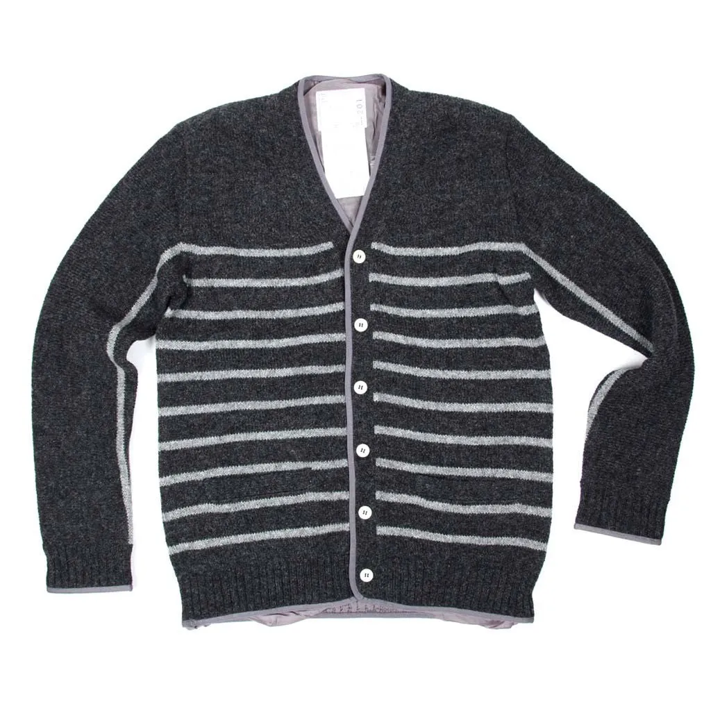 Striped Wool Cardigan