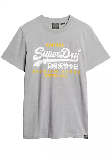 Superdry Logo Print T-Shirt | Grattan