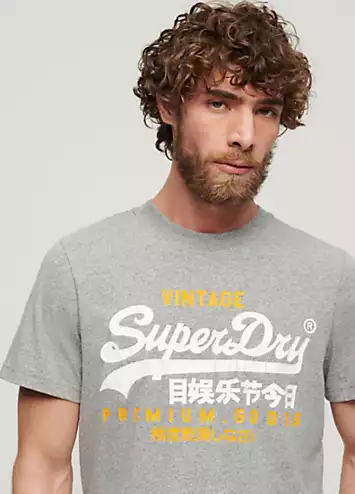 Superdry Logo Print T-Shirt | Grattan