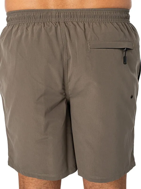 Superdry Premium EMB 17 Swim Shorts - Light Khaki Green