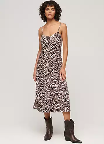 Superdry Print Button Cami Midi Dress | Grattan