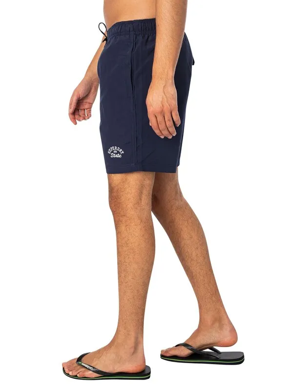 Superdry Vintage Polo 17 Swim Shorts - Richest Navy