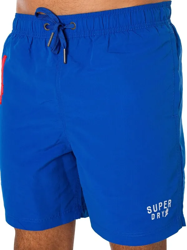 Superdry Vintage Polo 17 Swim Shorts - Voltage Blue