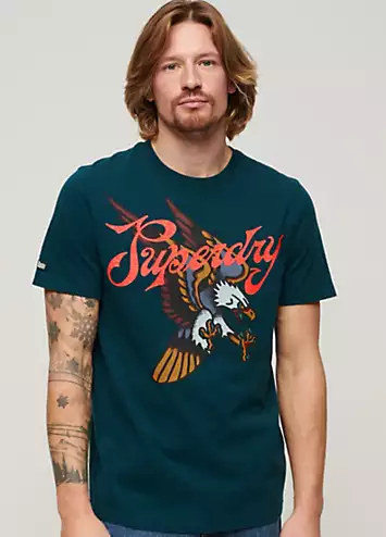 Tattoo Script T-Shirt by Superdry | Look Again