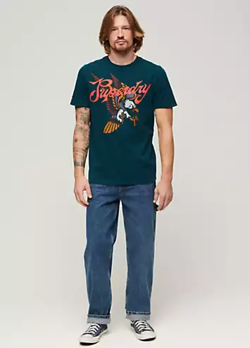 Tattoo Script T-Shirt by Superdry | Look Again