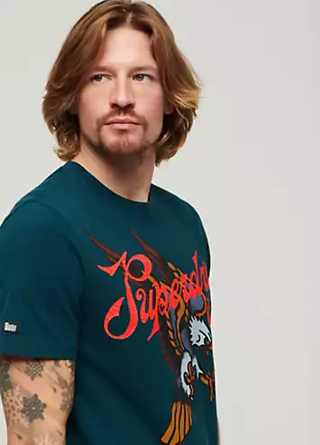 Tattoo Script T-Shirt by Superdry | Look Again