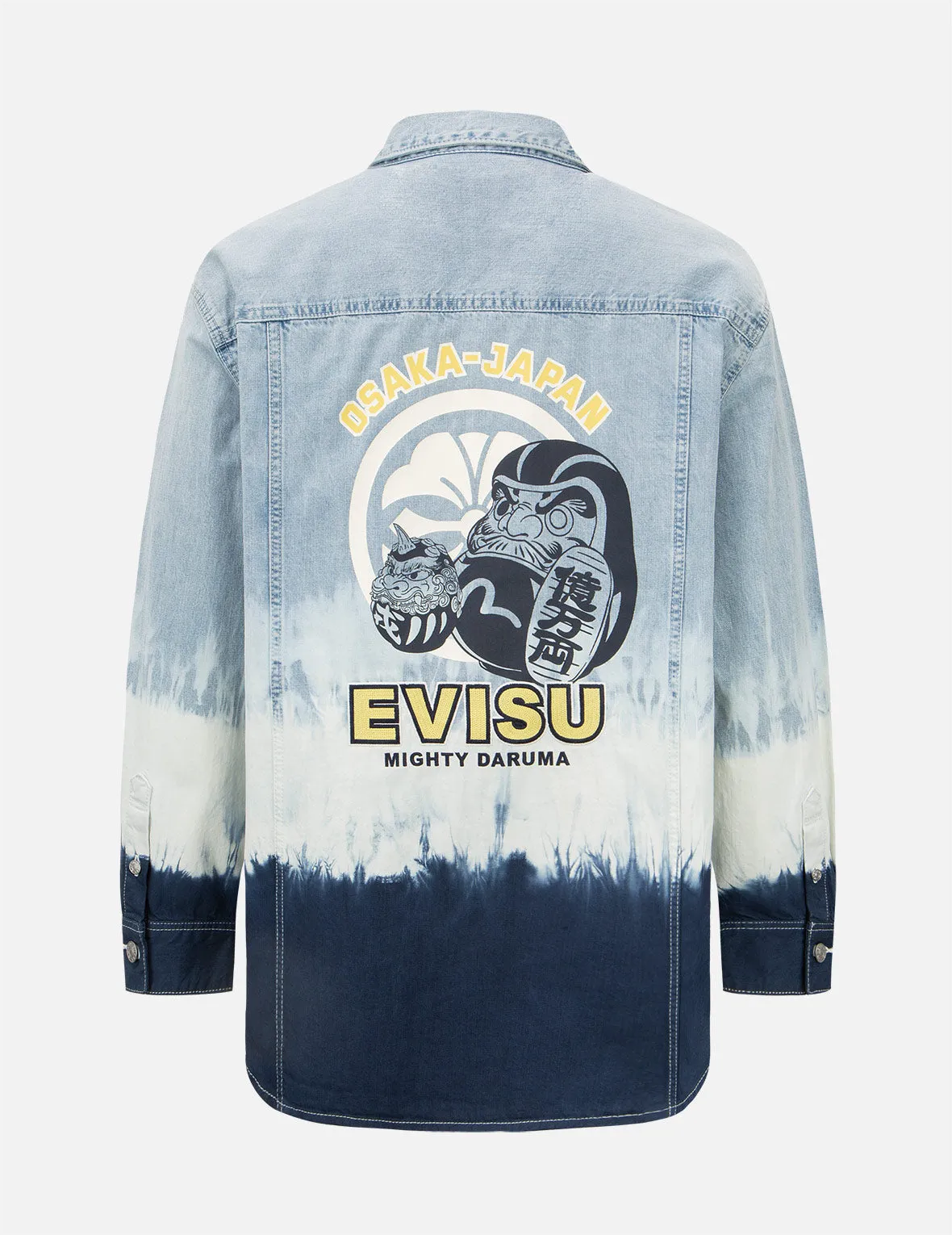 Tie-dye Denim Shirt Jacket