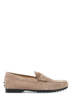 Tod's Suede Loaf   Neutral