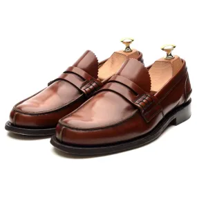 'Tunbridge' Brown Leather Loafers UK 6 G