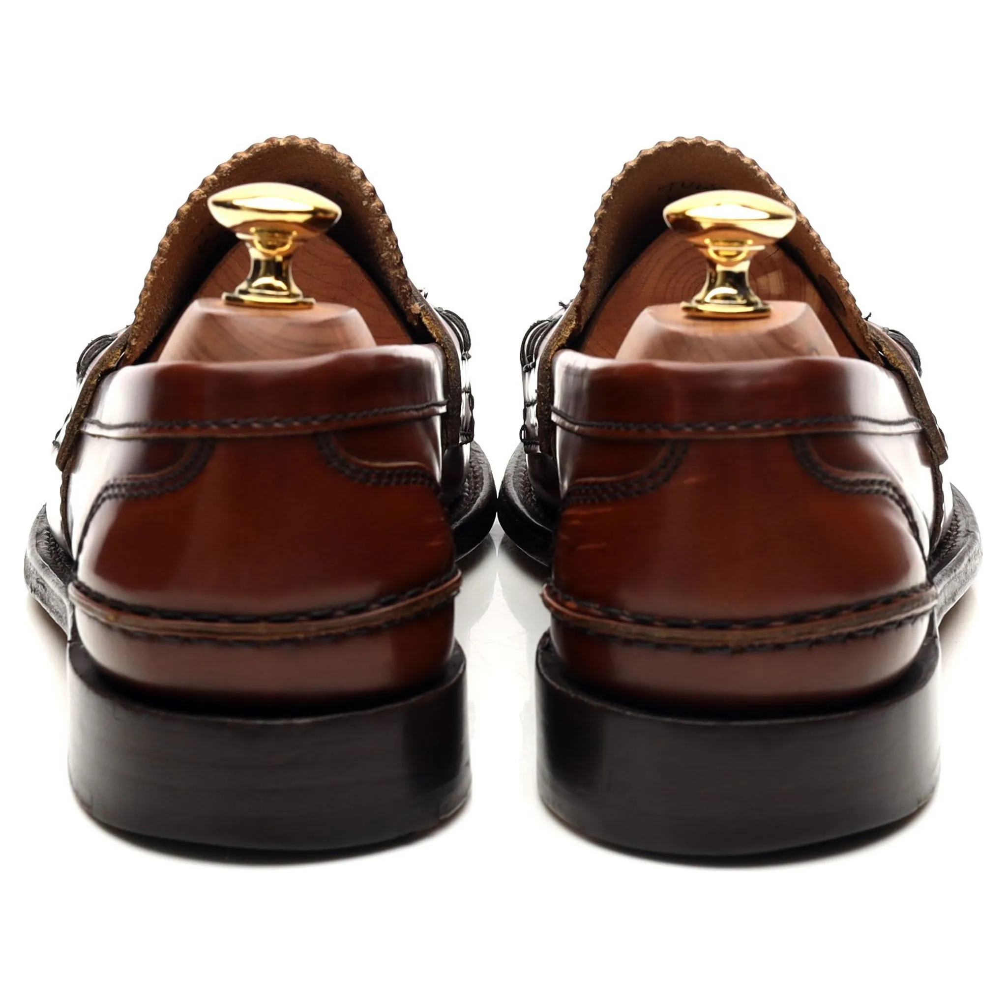 'Tunbridge' Brown Leather Loafers UK 6 G