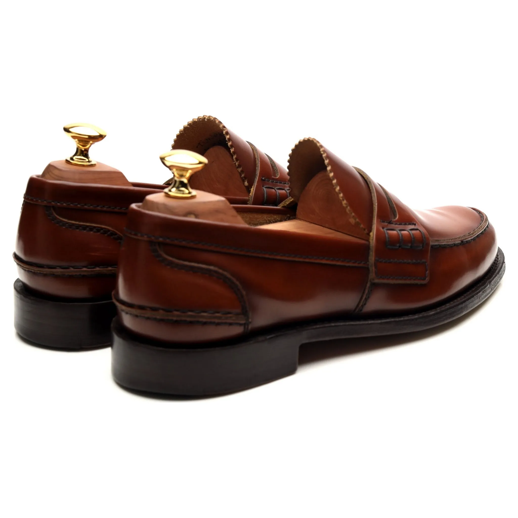 'Tunbridge' Brown Leather Loafers UK 6 G