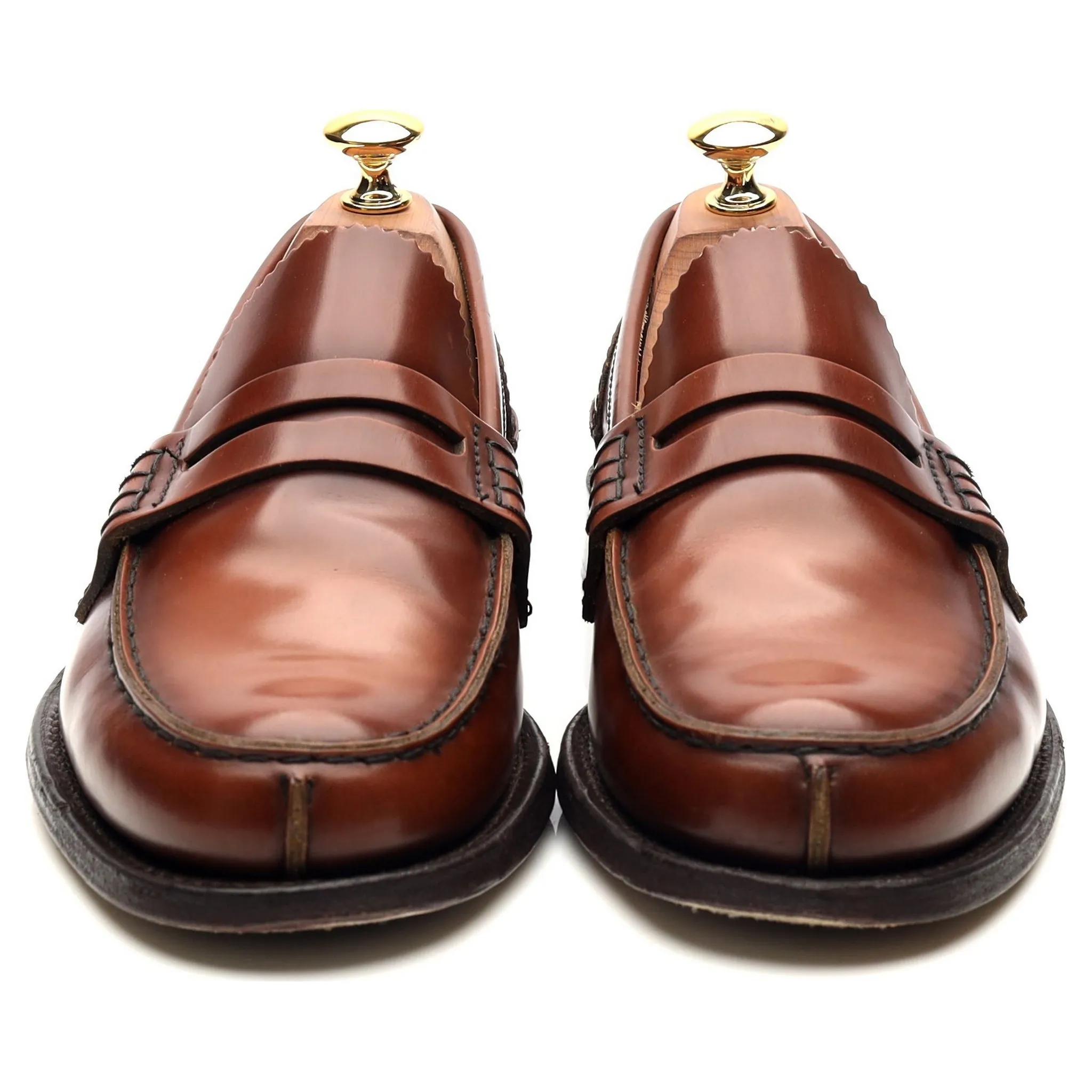 'Tunbridge' Brown Leather Loafers UK 6 G