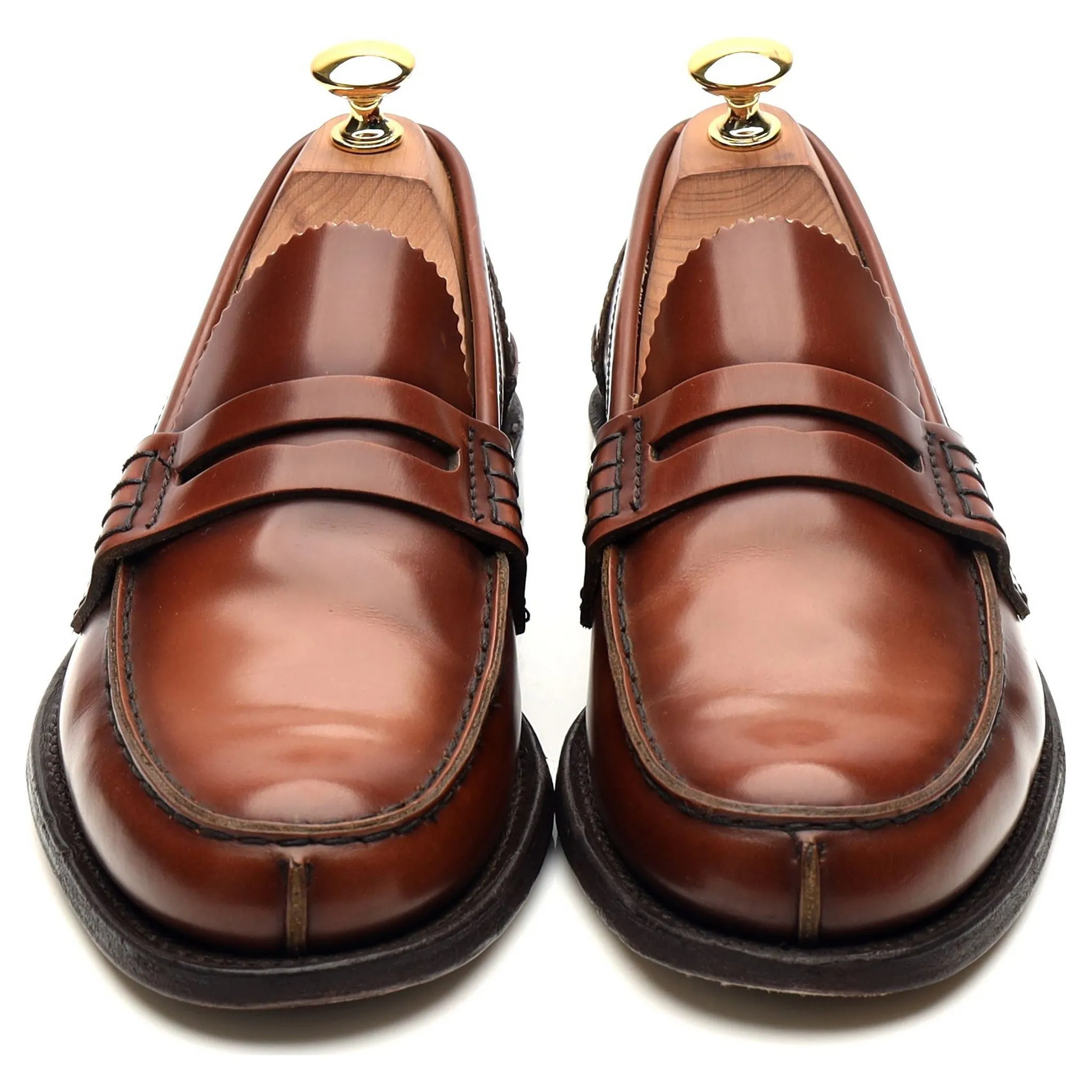 'Tunbridge' Brown Leather Loafers UK 6 G