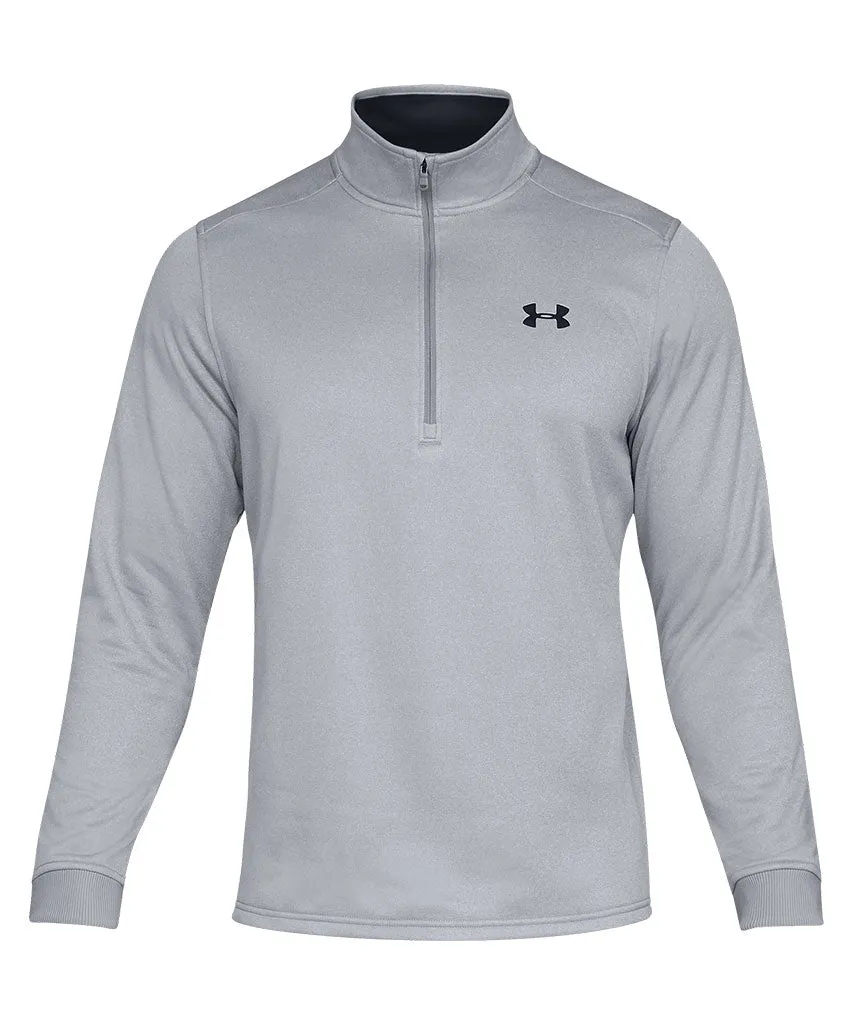 UNDER ARMOUR ADULT ARMOUR FLEECE 1/2 ZIP - GREY