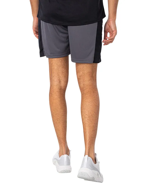 Under Armour Challenger Knit Shorts - Castlerock/White