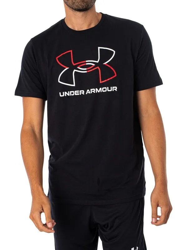 Under Armour Foundation T-Shirt - Black/Red