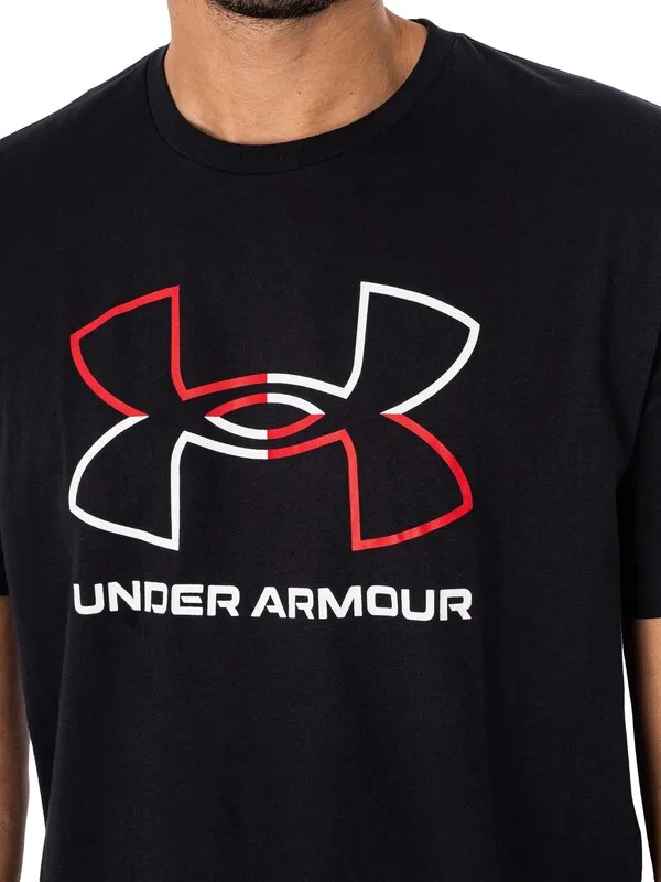 Under Armour Foundation T-Shirt - Black/Red