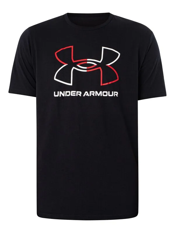 Under Armour Foundation T-Shirt - Black/Red