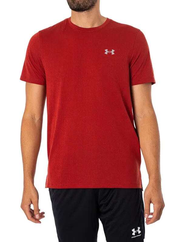 Under Armour Launch Camo T-Shirt - Red