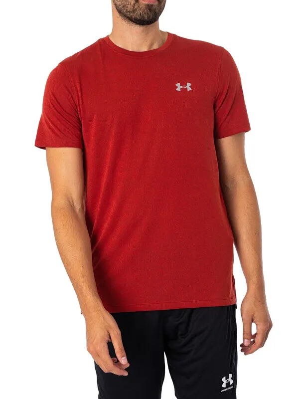 Under Armour Launch Camo T-Shirt - Red