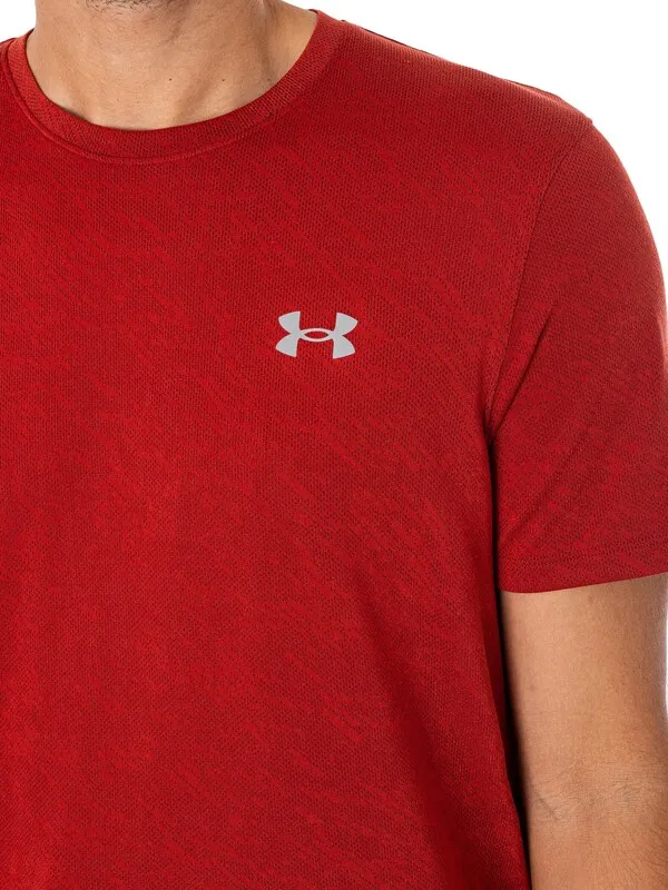 Under Armour Launch Camo T-Shirt - Red