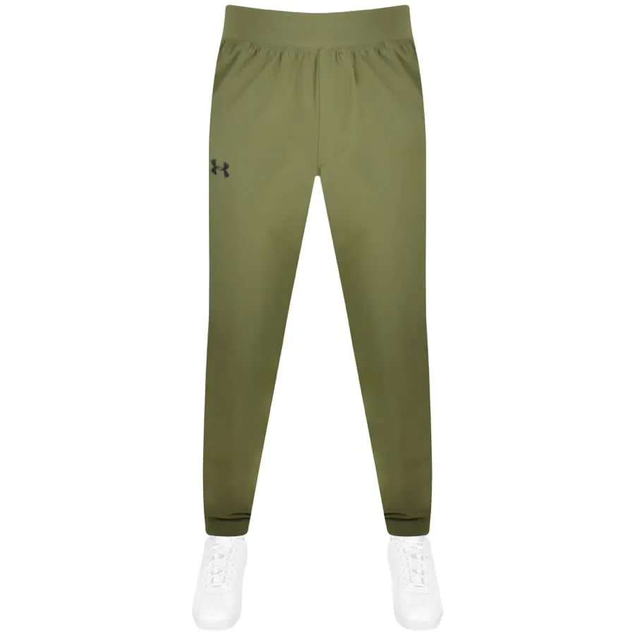 Under Armour Stretch Fitted Jogging Bottoms Green