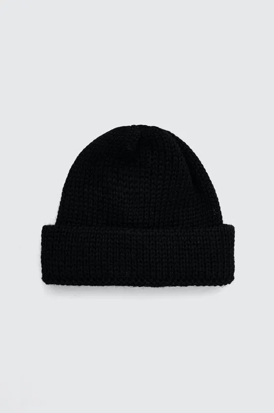 Universal Works wool beanie Short Watch Cap black color 29351