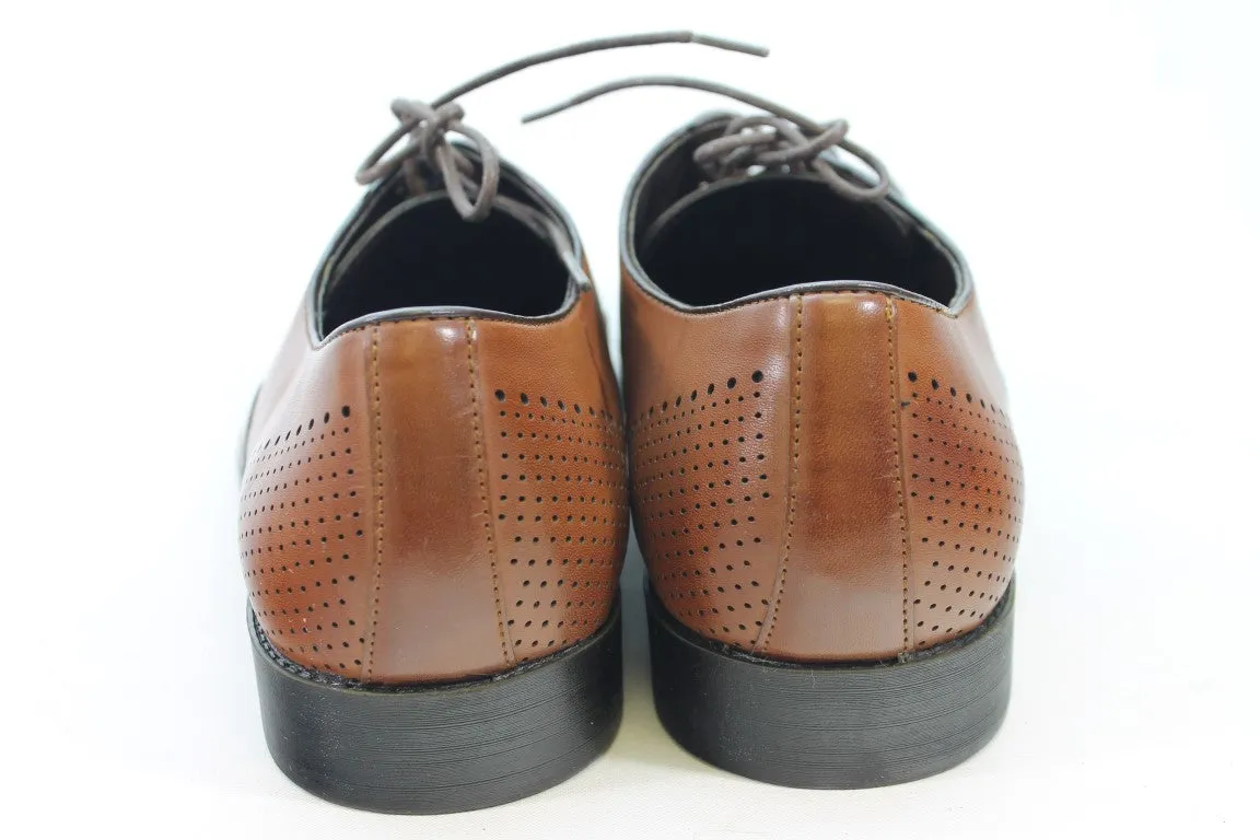 Unlisted Lesson Plan Men's Brown Oxfords 11M(ZAP14601)