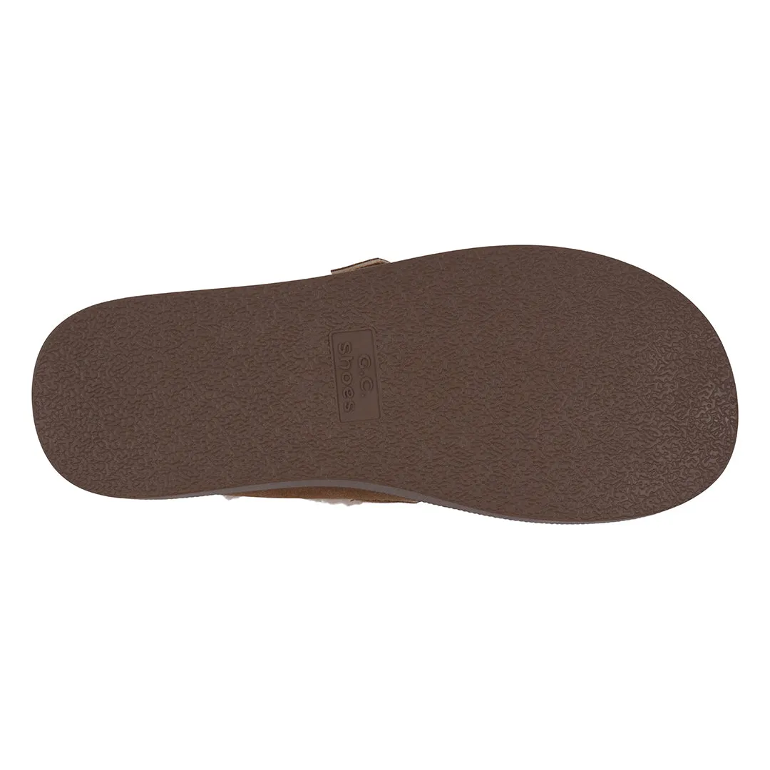 Vallery Brown Mule Slippers: Comfortable & Elegant for Fall